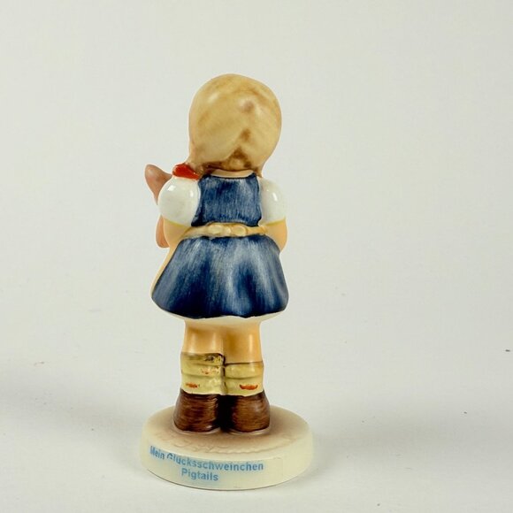 Goebel Hummel Vintage 4" Tall Pigtails Figurine 2052 TMK 7 Germany 1998 - Picture 2 of 6